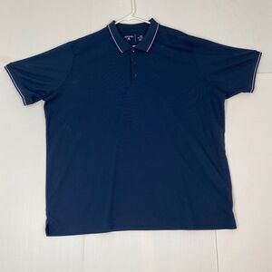Antigua Golf Polo Shirt Size 2XL Men’s Blue Short Sleeve Collared Casual